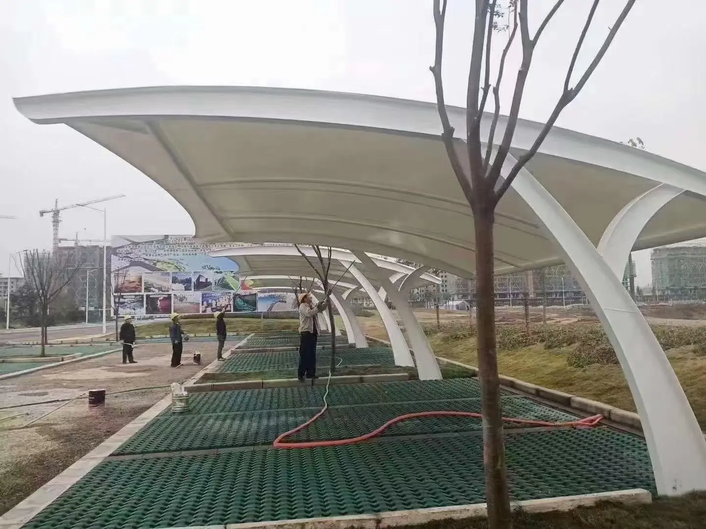 贵州花溪膜结构车棚采购避坑指南:本地气候不同,别拿低价当性价比