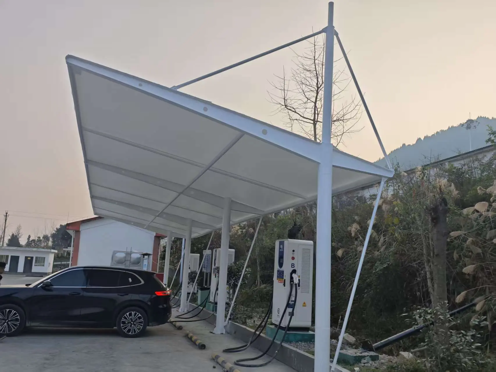 贵州花溪膜结构停车棚怎么选不踩坑?本地源头工厂详解选材与报价